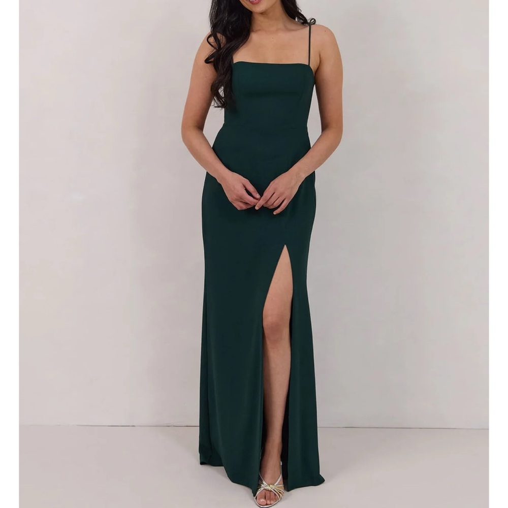 Park & Fifth Green Maxi Dress for Elegant Occasions